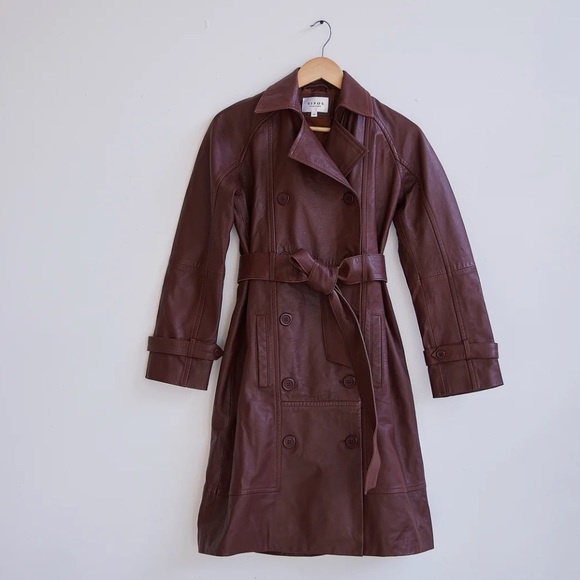 SIPOS New York croc embossed trench new with tags - Picture 2 of 2